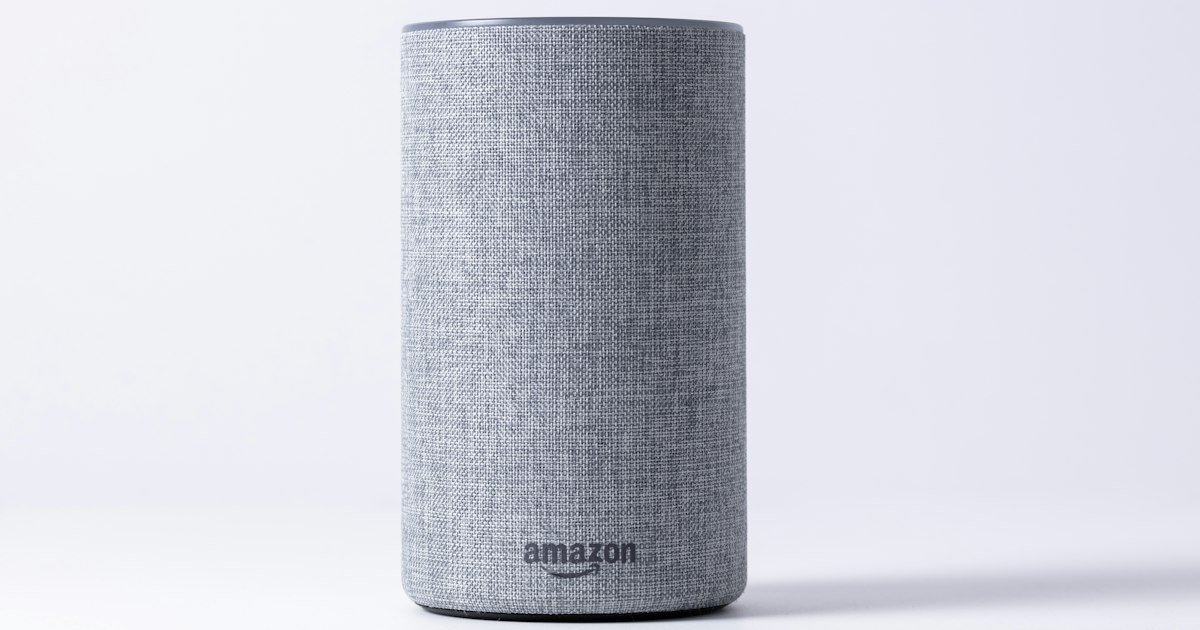 Compact speaker on a white table